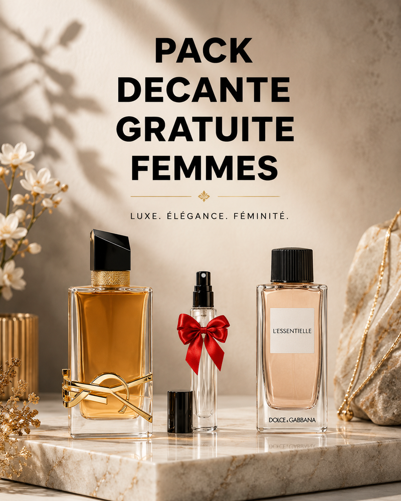 PACK DECANTE GRATUITE FEMMES