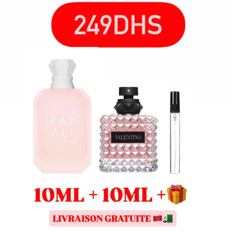 10ml kayali marshmallow +10ml valentino+grt