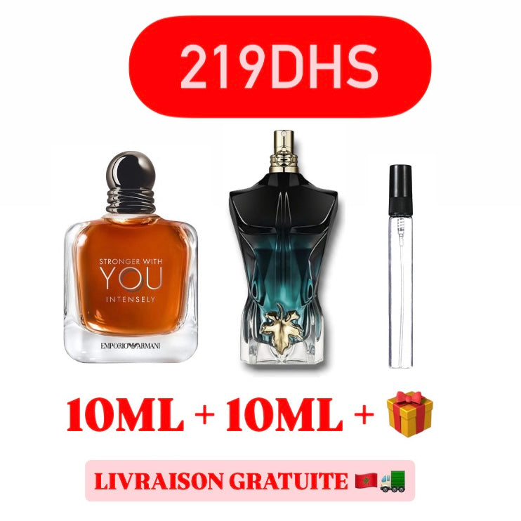 10ml swy Intensly + 10ml jpg le beau le parfum +10ml gratuit