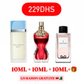 10ml light bleu +10ml jpg la belle+10ml l’imperatrice+10ml grt